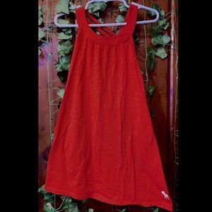 criss-cross red tank top :)